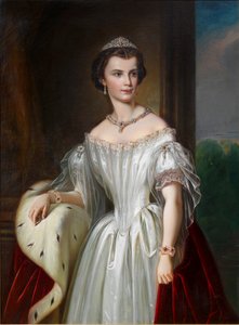 Muotokuva Elisabeth of Baijerista, 1854. tekijältä Unbekannt
