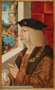 Keisari Maximilian I:n muotokuva 1459-1519, 1500-luku. tekijältä Unbekannt