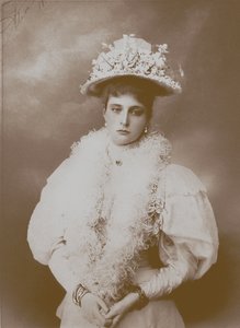Muotokuva keisarinna Aleksandra Fjodorovnasta, Venäjän tsaari Nikolai II:n vaimosta 1872-1918 tekijältä Unbekannt