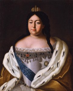 Keisarinna Anna Ioannovnan muotokuva 1693-1740, 1700-luku tekijältä Unbekannt