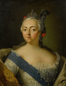 Venäjän keisarinna Elisabetin muotokuva 1709-1762. tekijältä Unbekannt