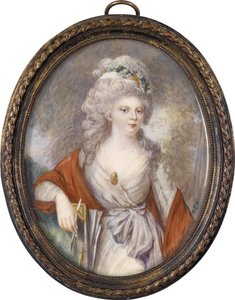 Württembergin keisarinna Maria Feodorovna Sofia Dorothea 1759-1828, 1800-luvun alku. tekijältä Unbekannt