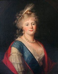"Keisarinna Maria Feodorovnan muotokuva", 1700-luvun loppu tekijältä Unbekannt