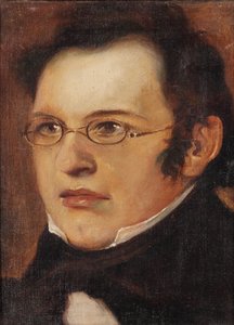 Franz Schubertin muotokuva 1797-1828, 1800-luvun ensimmäinen neljännes. tekijältä Unbekannt