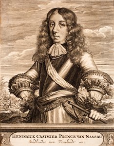 Henry Casimir II:n muotokuva 1657-1696, Nassau-Dietzin prinssi, 1675. tekijältä Unbekannt
