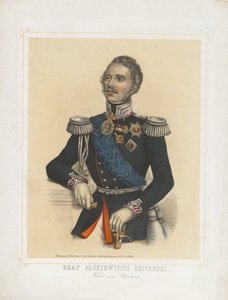 Ivan Fjodorovitš Paskevitš, Erivanin kreivi, Puolan kuningaskunnan varakuninkaan muotokuva, 1850 tekijältä Unbekannt