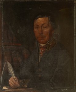 Ivan Ivanovich Martynovin muotokuva 1777-1807, 1800-luku tekijältä Unbekannt