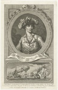 Jean Bartin muotokuva 1650-1702, 1694. tekijältä Unbekannt