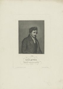 Joachim Lelewelin muotokuva 1786-1861, 1830-luku. tekijältä Unbekannt