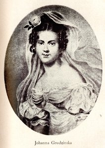 Joanna Grudzinskan muotokuva, 1800-luvun alku. tekijältä Unbekannt