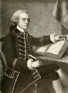 John Hancockin muotokuva takissa, jossa on kaksinkertaiset taskuläpät, c1780, 1937. tekijältä Unbekannt
