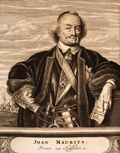 Nassau-Siegenin prinssin John Mauricen muotokuva 1604-1679, 1675. tekijältä Unbekannt