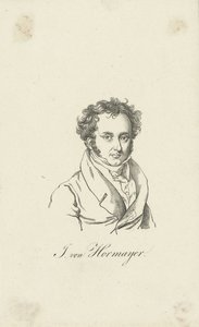 Joseph Hormayrin muotokuva, Baron zu Hortenburg 1781-1848. tekijältä Unbekannt
