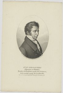 Joseph Louis Gay-Lussacin muotokuva 1778-1850, n. 1824. tekijältä Unbekannt
