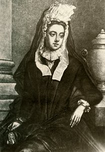 Lady Fenwickin muotokuva, jossa näkyy leskien suru, 1695, 1937. tekijältä Unbekannt
