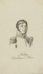 Ludvig I:n muotokuva, Hessenin suurherttua 1753-1830, 1806. tekijältä Unbekannt