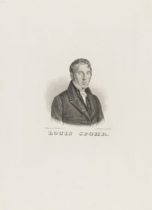 Louis Spohrin muotokuva 1784-1859, n. 1830-1840. tekijältä Unbekannt