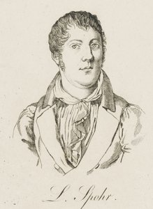 Louis Spohrin muotokuva 1784-1859, n. 1830. tekijältä Unbekannt