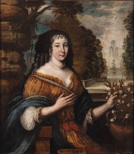 Madeleine de Scudéryn muotokuva 1607-1701, 1600-luku. tekijältä Unbekannt