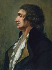 Marie Jean Antoine Nicolas Caritatin muotokuva, markiisi de Condorcet, 1700-luvun toinen puoli. tekijältä Unbekannt