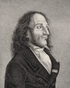 Niccolò Paganinin muotokuva 1782-1840, n. 1830 tekijältä Unbekannt