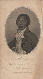 Gustavus Vassa 1745-1797, 1789 tunnetun Olaudah Equianon muotokuva. tekijältä Unbekannt
