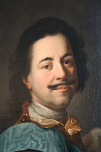 Pietari Suuren muotokuva, 1800-luvun ensimmäinen puolisko tekijältä Unbekannt