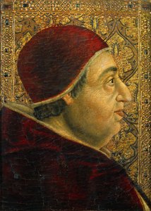 Paavi Aleksanteri VI:n muotokuva 1431-1503, 1490-luku. tekijältä Unbekannt
