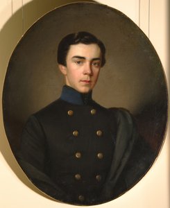 Prinssi Aleksanteri Mihailovitš Golitsynin muotokuva 1838-1919, 1850-luku tekijältä Unbekannt