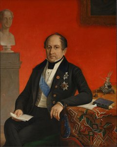 Prinssi Aleksandr Nikolajevitš Golitsynin muotokuva 1773-1844, 1826-1834 tekijältä Unbekannt