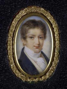 Prinssi Dmitri Petrovitš Volkonskyn muotokuva 1805-1859, 1800-luvun ensimmäinen neljännes tekijältä Unbekannt