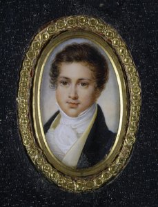 Prinssi Grigori Petrovitš Volkonskyn muotokuva 1776-1852, 1820-luku tekijältä Unbekannt