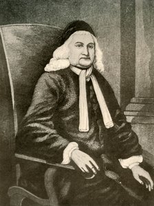 Samuel Sewallin muotokuva periuikissa ja pitkätakissa, n. 1700-1720, 1937. tekijältä Unbekannt
