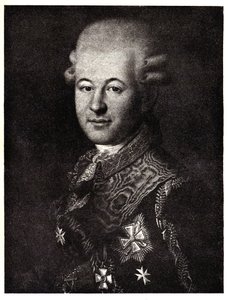 Katariina Suuren suosikin Semjon Zorichin muotokuva 1745-1799, 1800-luvun alku. tekijältä Unbekannt