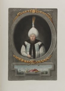 Sulttaani Mustafa III:n muotokuva 1717-1774, 1815 tekijältä Unbekannt