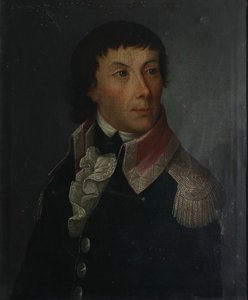 Tadeusz Kosciuszkon muotokuva 1746-1817, 1800-luvun alku. tekijältä Unbekannt