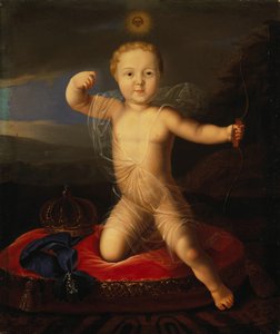 Muotokuva Venäjän Tsarevitš Peter Petrovitshista 1715-1719, 1800-luvun ensimmäinen neljännes. tekijältä Unbekannt
