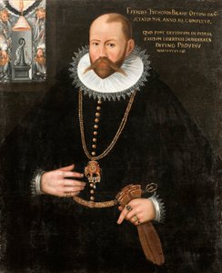 Tycho Brahen muotokuva 1546-1601, 1596. tekijältä Unbekannt