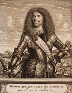 Muotokuva Willem Adriaan II van Hornesta 1633-1694 From: Scene of War, 1675. tekijältä Unbekannt