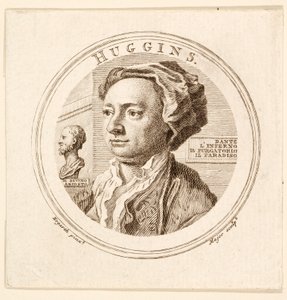 William Hugginsin muotokuva, pubi. 1760. tekijältä Unbekannt