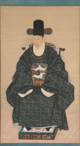 Yun Dongseomin muotokuva 1710-1795, n. 1790-1805. tekijältä Unbekannt