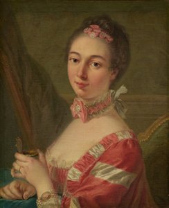 Naisen muotokuva, 1700-luku. tekijältä Unbekannt