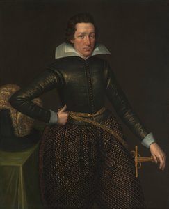 Miehen muotokuva, c. 1610. tekijältä Unbekannt