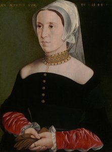 Naisen muotokuva, 1544. tekijältä Unbekannt