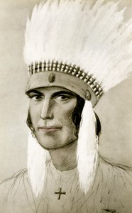 Amerikan intiaanien muotokuva 1900-luvulta tekijältä Unbekannt