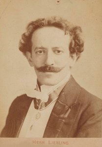 Pianisti ja säveltäjä Georg Lieblingin muotokuva 1865-1946, n. 1900 tekijältä Unbekannt