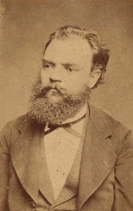 Säveltäjä Antonin Dvorakin muotokuva 1841-1904 n. 1880. tekijältä Unbekannt