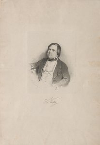Säveltäjä Johann Friedrich Kittlin muotokuva 1806-1868, n. 1850. tekijältä Unbekannt