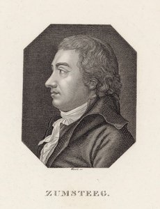 Säveltäjä Johann Rudolf Zumsteegin muotokuva 1760-1802 n. 1800. tekijältä Unbekannt