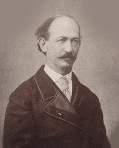 Säveltäjä Maurice Strakoschin muotokuva 1825-1887 n. 1870. tekijältä Unbekannt